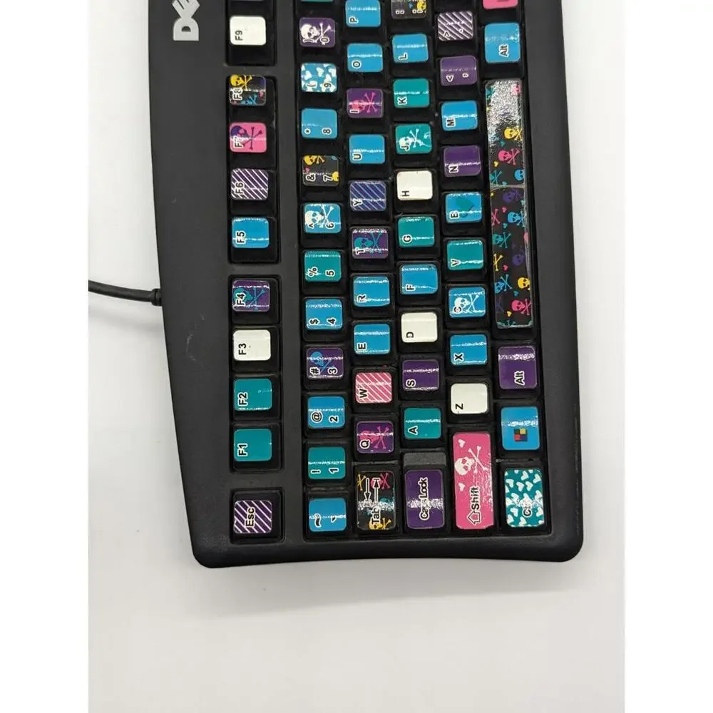 Dell RT7D20 PS/2 Wired Keyboard Customized Keys - untested